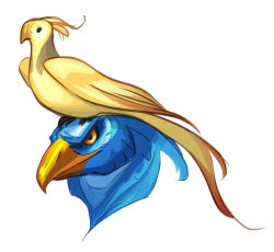 zebrafeets-art:  Bedtime doodle of my favorite Overwatch bird