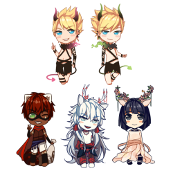 masasei:  forest AU morphine set~~ individual charms ★ charm