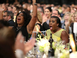 blackgirlnerds:  blueink3:  Uzo Aduba reacting to her name being