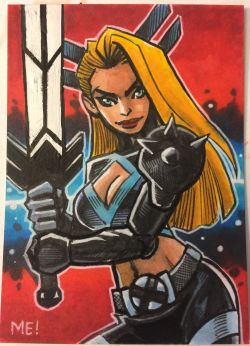 dailydamnation:  Illyana’s new costumeArtist: Aceo 