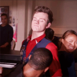 chrisleadarren:  Chris Colfer and his adorkable dance moves.