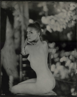 daveaharonian:  Brooke!  This is my first good 11x14 tintype.