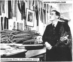   &ldquo;&hellip; Mr. Wildman contemplating the array of canes and switches in his Mayfair [sic] office. He supplies 10,000 schools all over the world with canes &hellip;&rdquo;   Corporal Punishment Promoters Another in our series on Men Who Spank  Thank