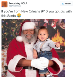 the-movemnt: Santa is real, black and lives in New Orleans. follow
