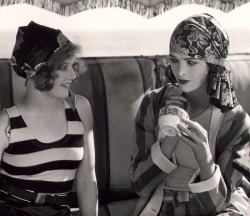  Agnes Franey and Myrna Loy, c.1928 by Alexander Stewart 