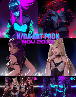 vashito:My KDA art packs for november are available now on gumroad!