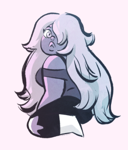 amandawinterstein:  can’t stop drawing amethyst. someday I’ll