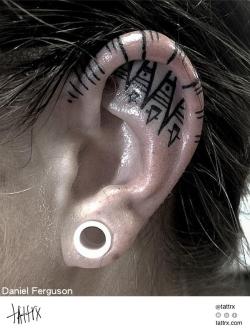 tattrx:  Daniel Ferguson | Kernersville, North Carolina - Ear