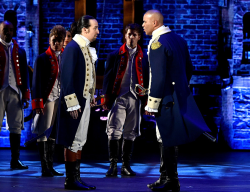 dailylmm:  The company of Hamilton performing “Yorktown (The