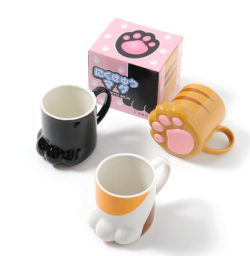 sablealice:  mairah-ariana:  manaphy:  Cat Paw Mug (ů.76 each)