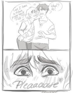 ijessbest:A dumb little comic about Armin wanting a piggyback