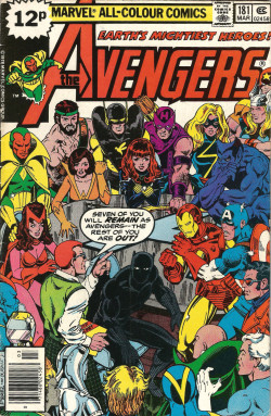 Avengers No. 181 (Marvel Comics, 1977). Cover art by George Perez