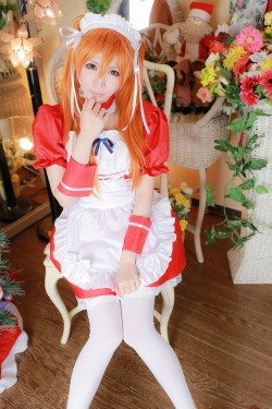 Cute Cosplay Girl LeChat [Maid Outfit] 2-3HELP US GROW Like,Comment