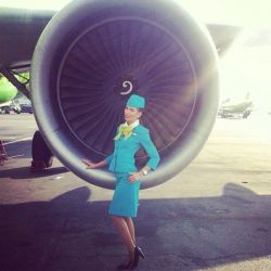 joinmilehighclub:  foreverblog-world: Beauty Russian Flight  Attendants