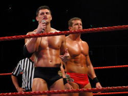 rwfan11:  Cody Rhodes and Ted DiBiase Jr. … this was one sexy