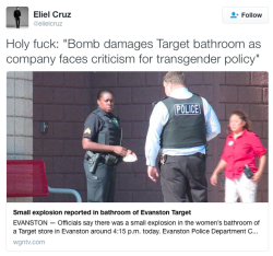 micdotcom:  Bomb goes off in Target women’s bathroom A small