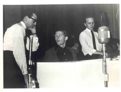 vintagechampagnefever:  Buddy Holly and Jerry Lee Lewis  