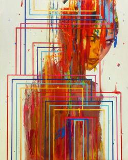 erikjonesart: Erik Jones / I M 1 0 / 16”x20” / Pencil, Acrylic,