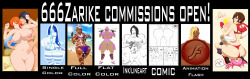 Commission Open, and new price list   sale! Special sale! If