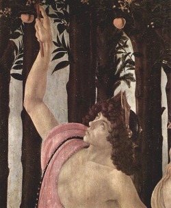 templeofapelles:  Sandro Botticelli,  Primavera (detail), ca.