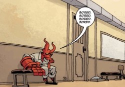 special-bastard:I realize now that hellboy comics are where it’s