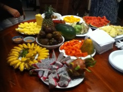 namnomz:  Exotic fruit tasting hosted by the program coordinator