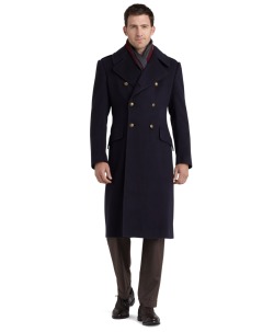 Brooks Brothers Golden Fleece Officer’s Coat A modern greatcoat…