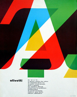 design-is-fine:  Olivetti, promotional poster, designed by Walter