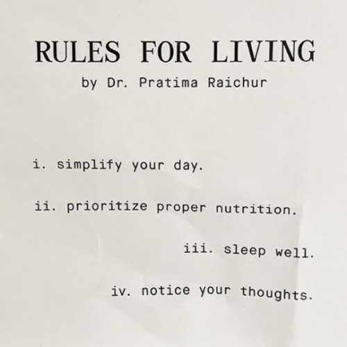 nevver:  Rules for living