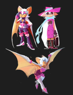 cloveochai:  au where rouge the bat is  a bat 