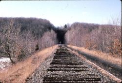 abandonedandurbex:  The remains of the rail ties leading up to