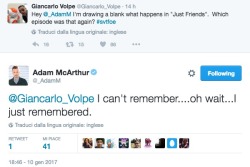 Adam doesn’t remember… but now he does?Yo this is what