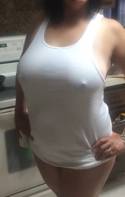 realwivesandmoms:  Anyone interested in sucking these nipples?