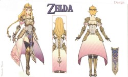 nyobee-muses:  Concept art for Hyrule Warriors. Queen Zelda
