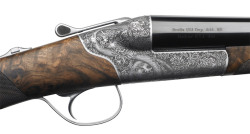 cubebreaker:  Engraved Beretta shotgun 486 with Asian-inspired