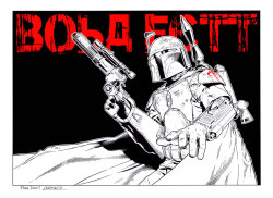 fettoftheday:  (via Boba Fett Commission by SergioSandoval on