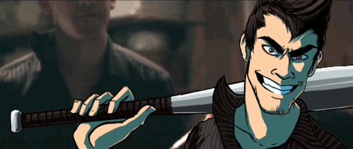 wilford-darkstache:  Markiplier: Hero, Villain, and Everything in Between (Art by haleyscomett-art, found here, used with permission)