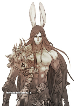 vhyrel:Male Viera (my OC as a Viera). Full view on Patreon.
