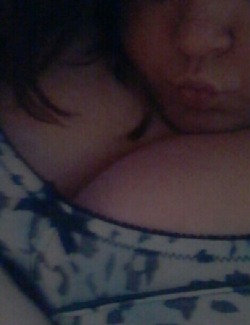 lil-silver-lily:  My bewbs.  I haven’t worn this bra recently.