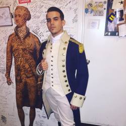 fuckyeahhamiltonthemusical:d_guzz: Excited to go on as Charles