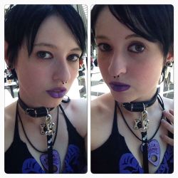 pixie-oni:  We went out to a poly munch as a family #goth #gothic