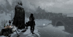 lifeinskyrim:  View of Windhelm from the Shrine of Talos.