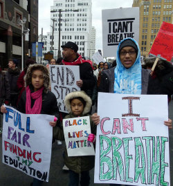 phillyrealjustice:  Photos from today’s ReclaimMLK march in