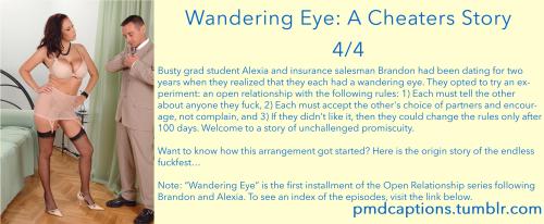   â€œWandering Eyeâ€ is the first installment of the Open Relationship series following Brandon and Alexia. To see an index of the episodes, check the sidebar here.   