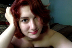 kittykat241 showing off her red tresses