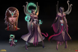 iamdahlaw:  Official concept art - League of Legends by  *Zeronis