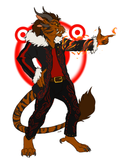 awkwardinot:  ฟ Charr Commission for Eik! I am open for commissions,so