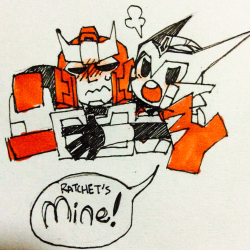 coralus:Me and my Ratchet mostly, attention: because there’s