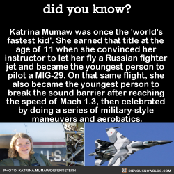 did-you-kno:  Katrina Mumaw was once the ‘world’s  fastest