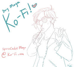 spacecadetmaya: I got a Ko-Fi!   Like my art?  Support my insatiable